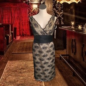 Y2K Black Lace Semi-formal Dress